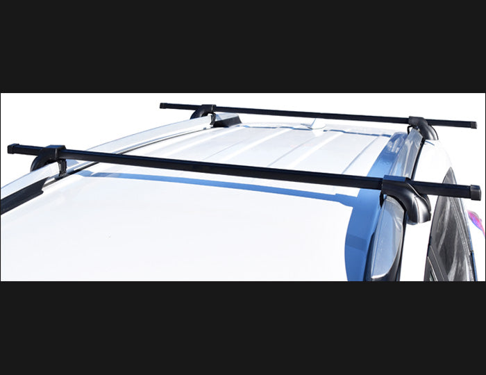 SteelTop™ Roof Rack - Square Crossbars - Raised, Factory Side Rails - Steel -58"