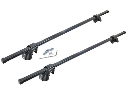 SteelTop™ Roof Rack - Square Crossbars - Raised, Factory Side Rails - Steel -58"