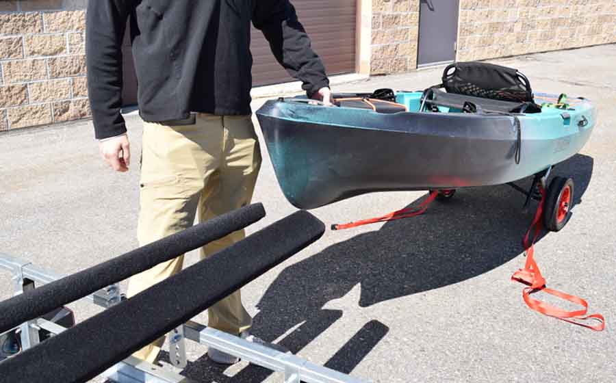 ECOLIGHT™ SINGLE KAYAK TRAILER PACKAGE