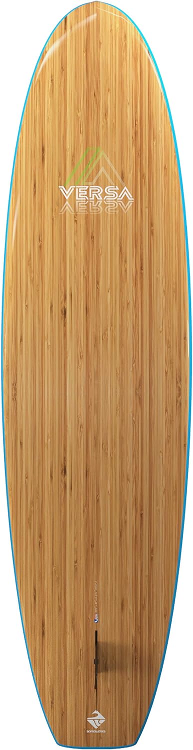 Boardworks Versa | Recreational Stand Up Paddleboard | Bombshell Epoxy Hardboard | 10' 6", Bamboo/Blue