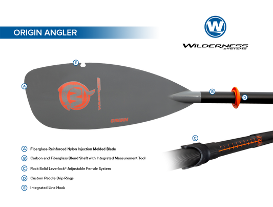 ORIGIN ANGLER PREMIUM FISHING PADDLE 240-260CM