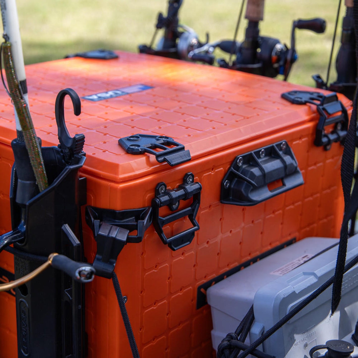 BlackPak Pro Kayak Fishing Crate - 16" x 16", Orange in Box