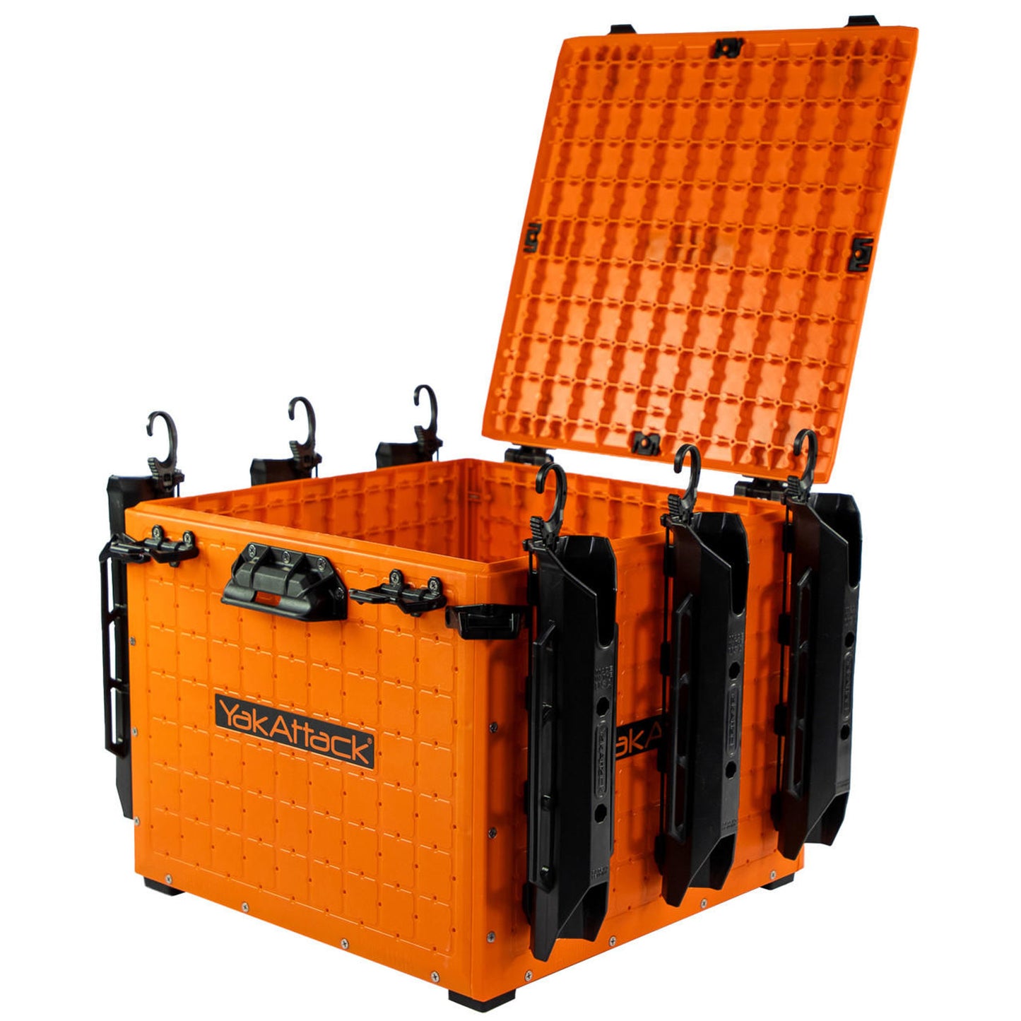 Assembly BlackPak Pro Kayak Fishing Crate - 16" x 16", Orange in Assembly