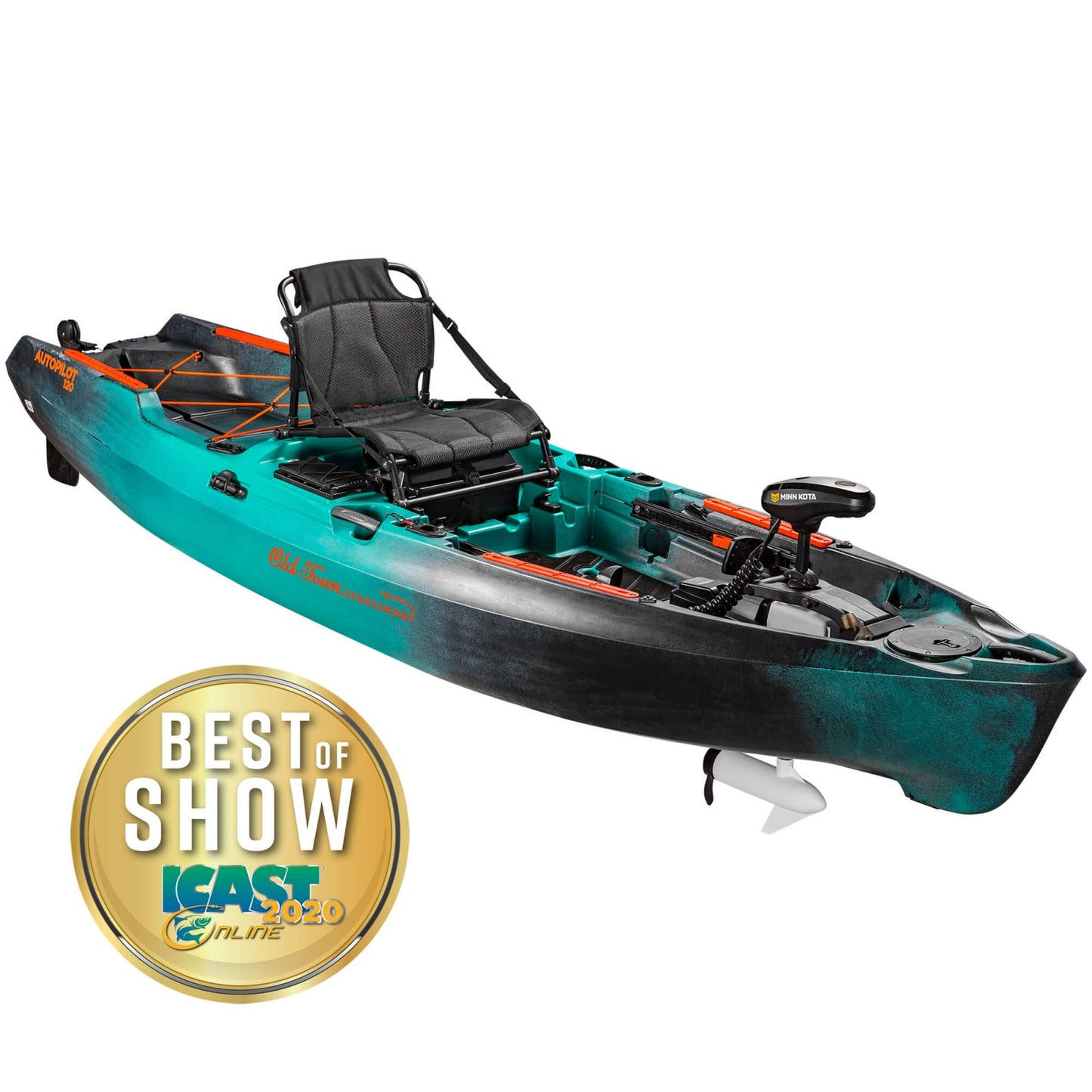 Old Town Autopilot 120 Photic Camo Elite Electric Salt Water Minn Kota Motor with GPS & Bluetooth