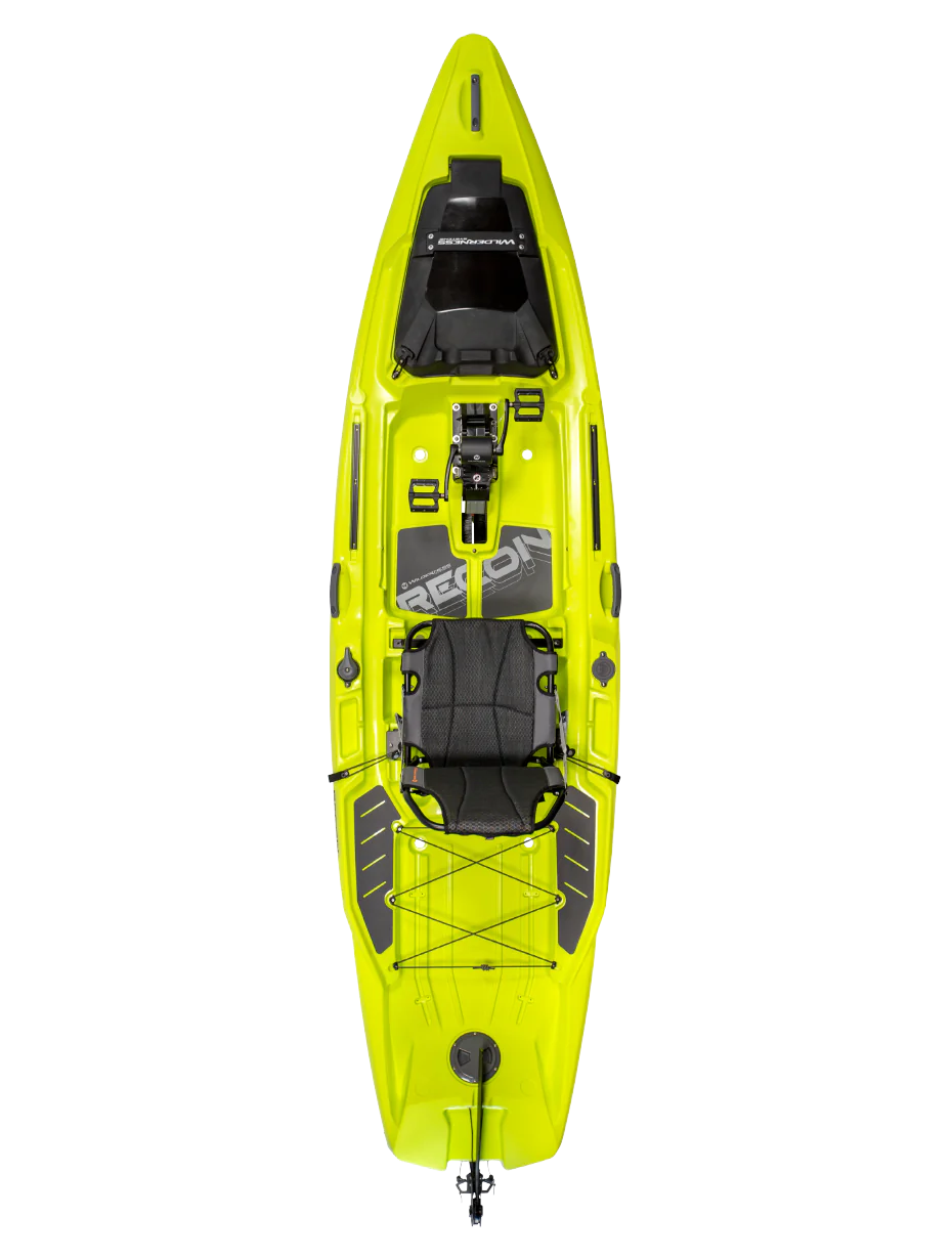 Recon 120 HD Safety Yellow Elite Premium Pedal Fishing Machine